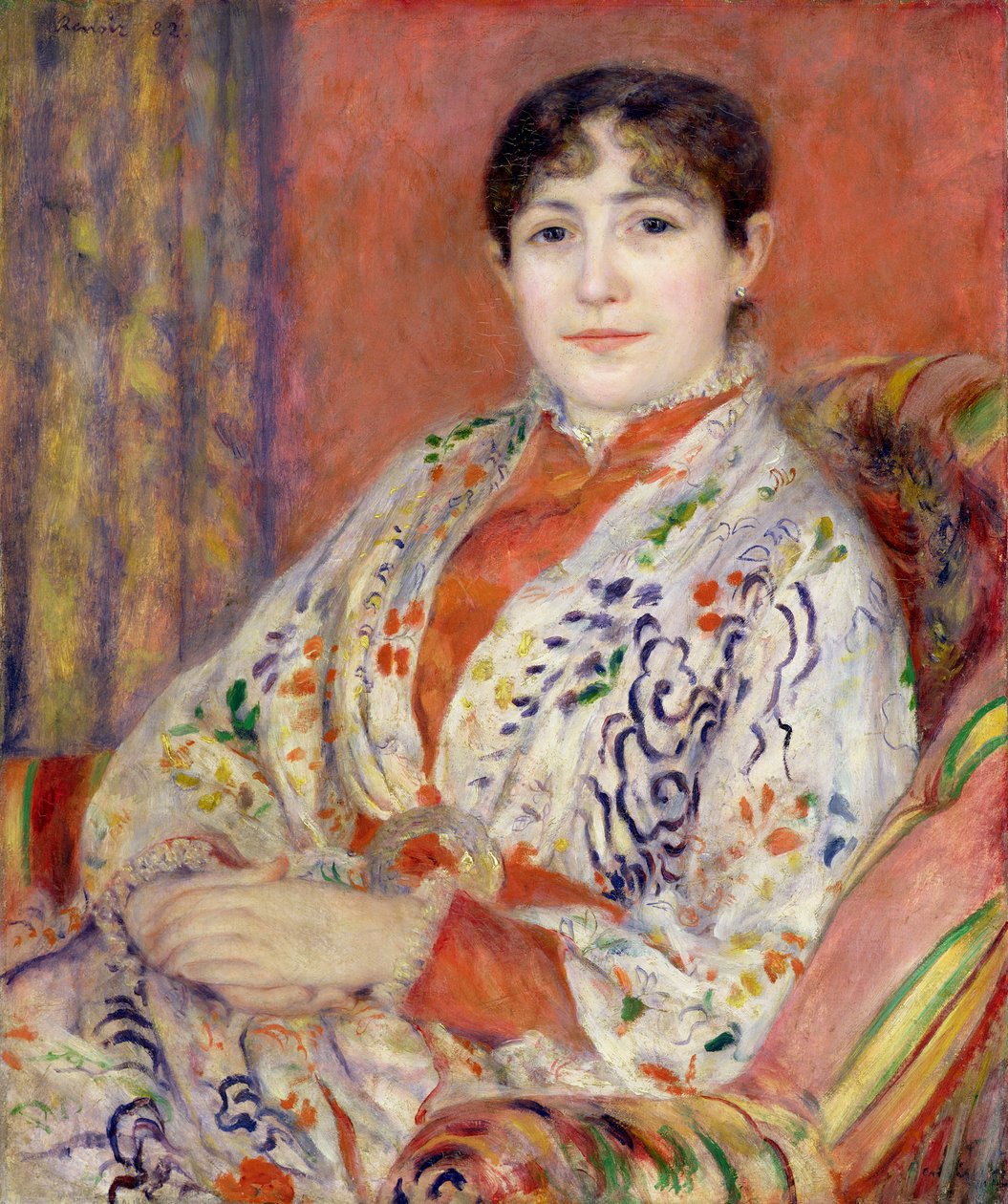 Madame Heriot, 1882 od Pierre Auguste Renoir