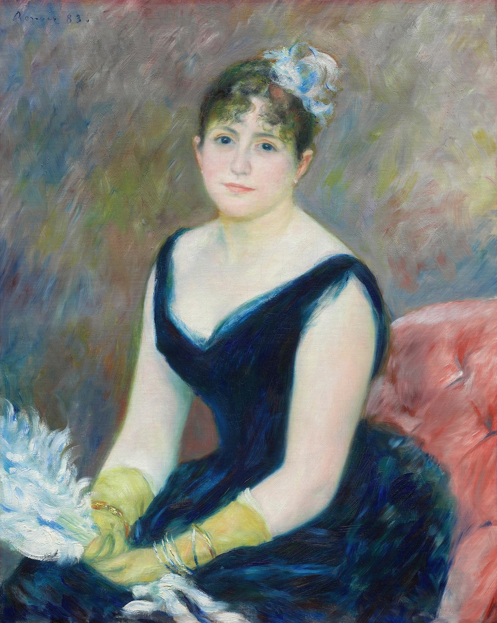 Madame Léon Clapisson, 1883. od Pierre Auguste Renoir