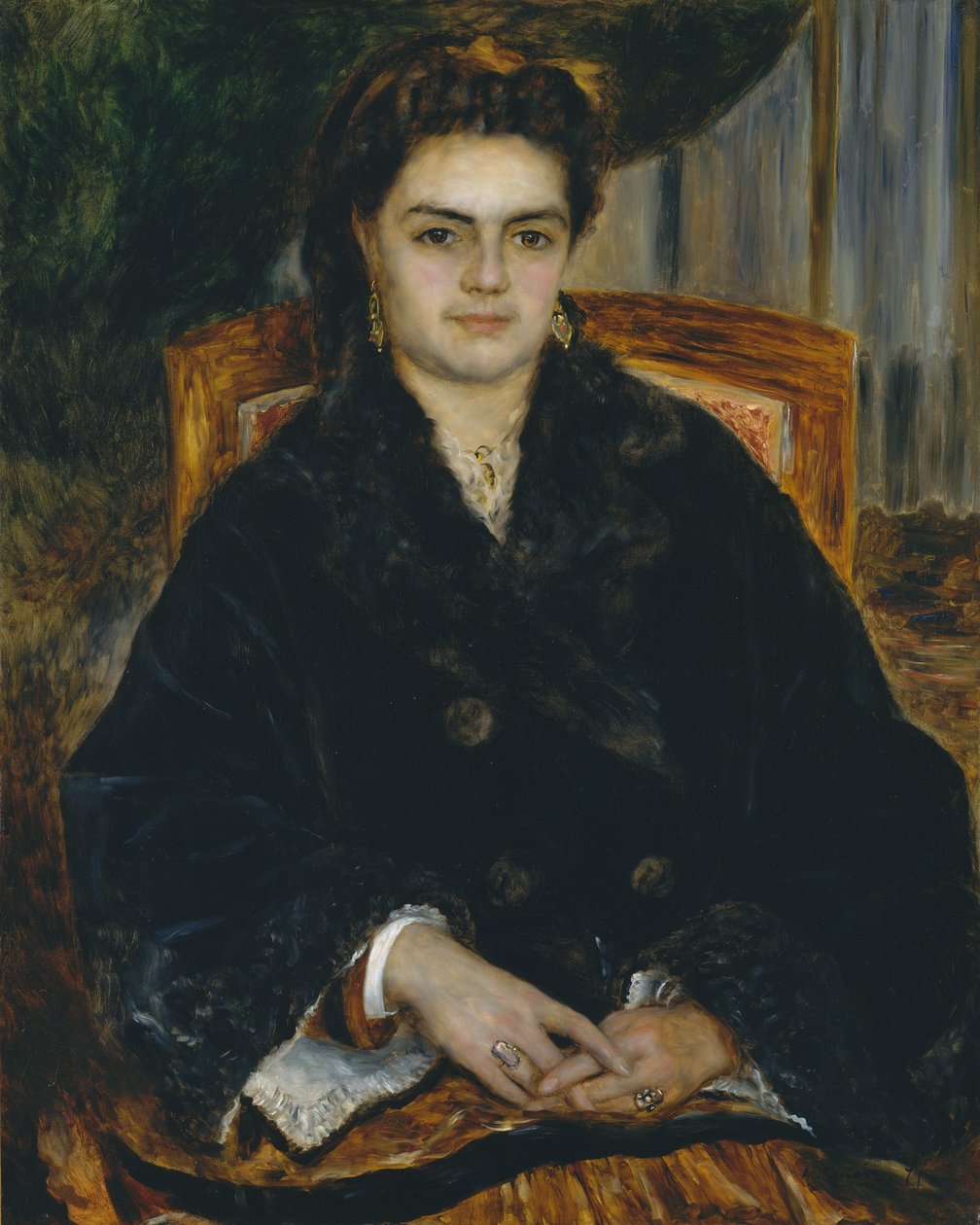 Madame Édouard Bernier Marie-Octavie-Stéphanie Laurens, 1838-1920, 1871. od Pierre Auguste Renoir
