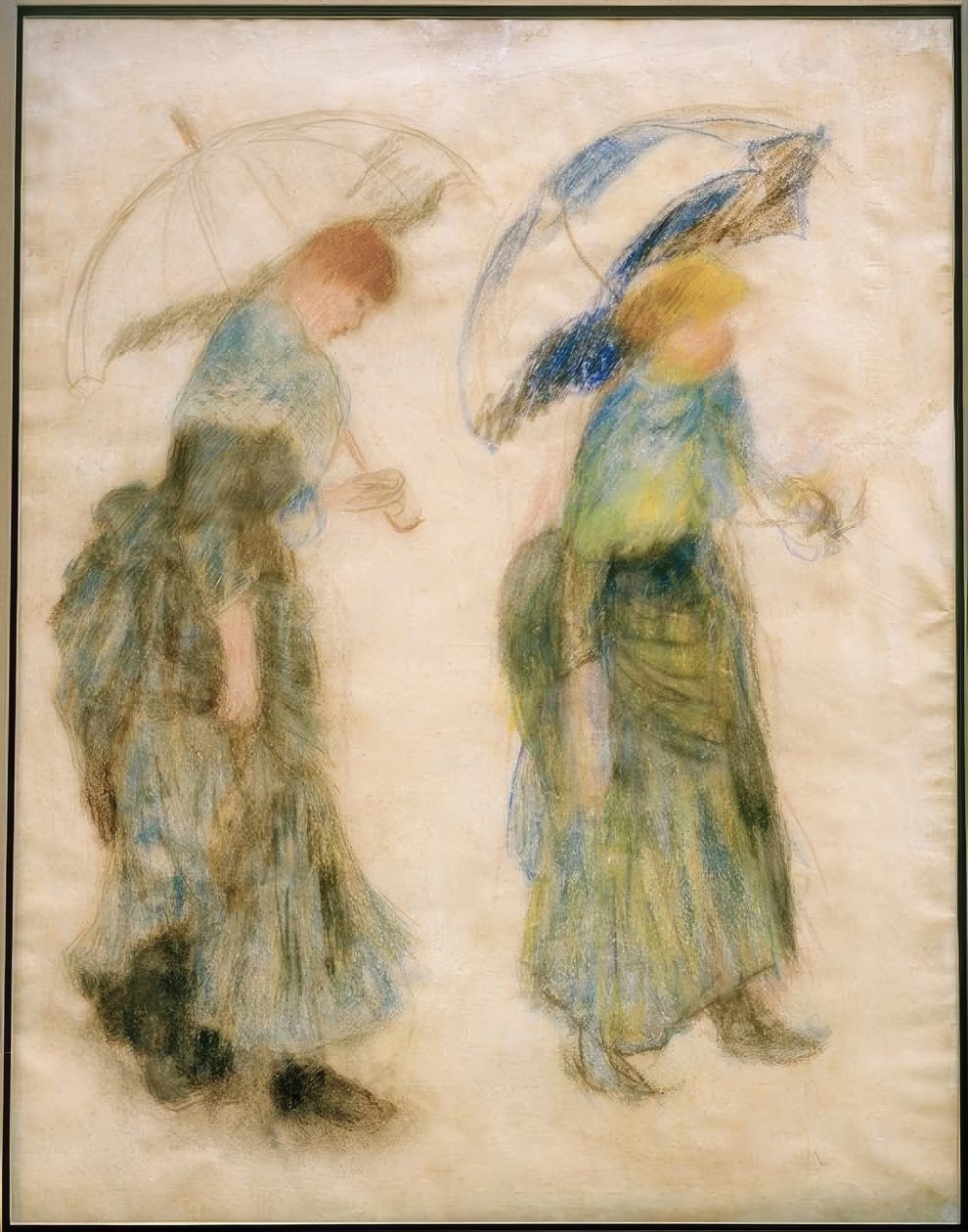 Dívka s deštníkem od Pierre Auguste Renoir