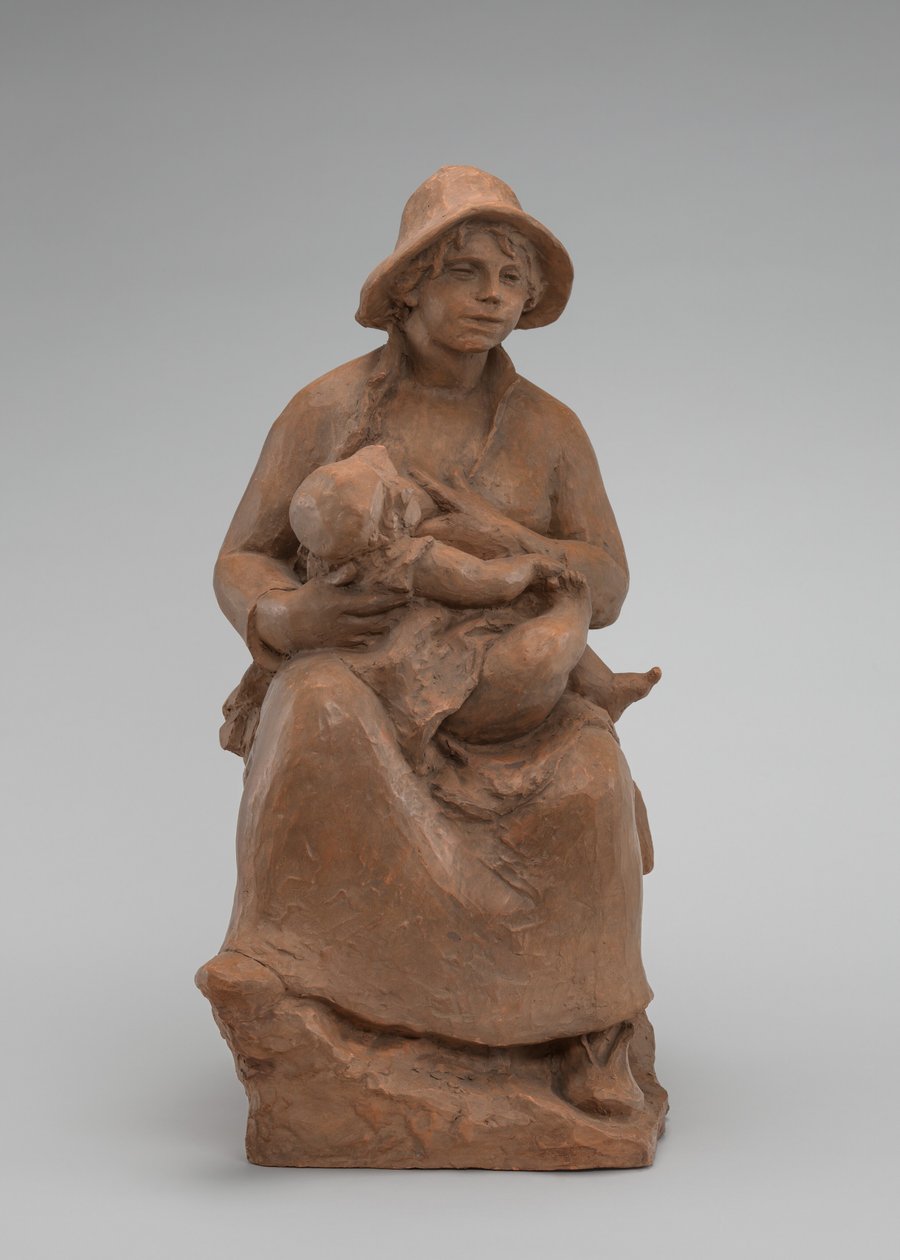 Mateřství: Madame Renoirová a syn, c. 1916. od Pierre Auguste Renoir
