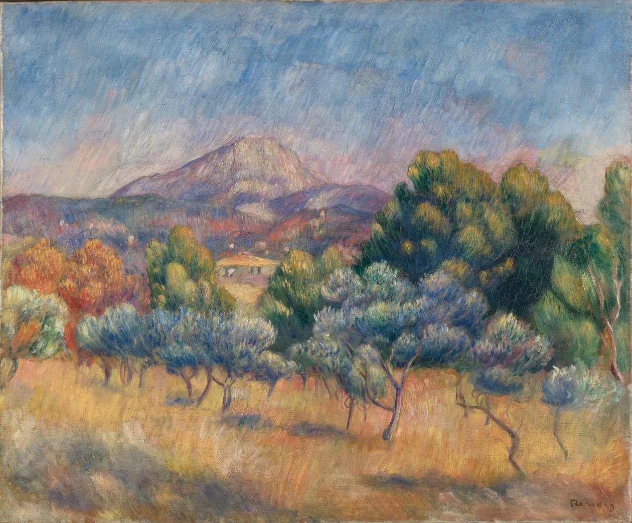Mont Sainte-Victoire od Pierre Auguste Renoir