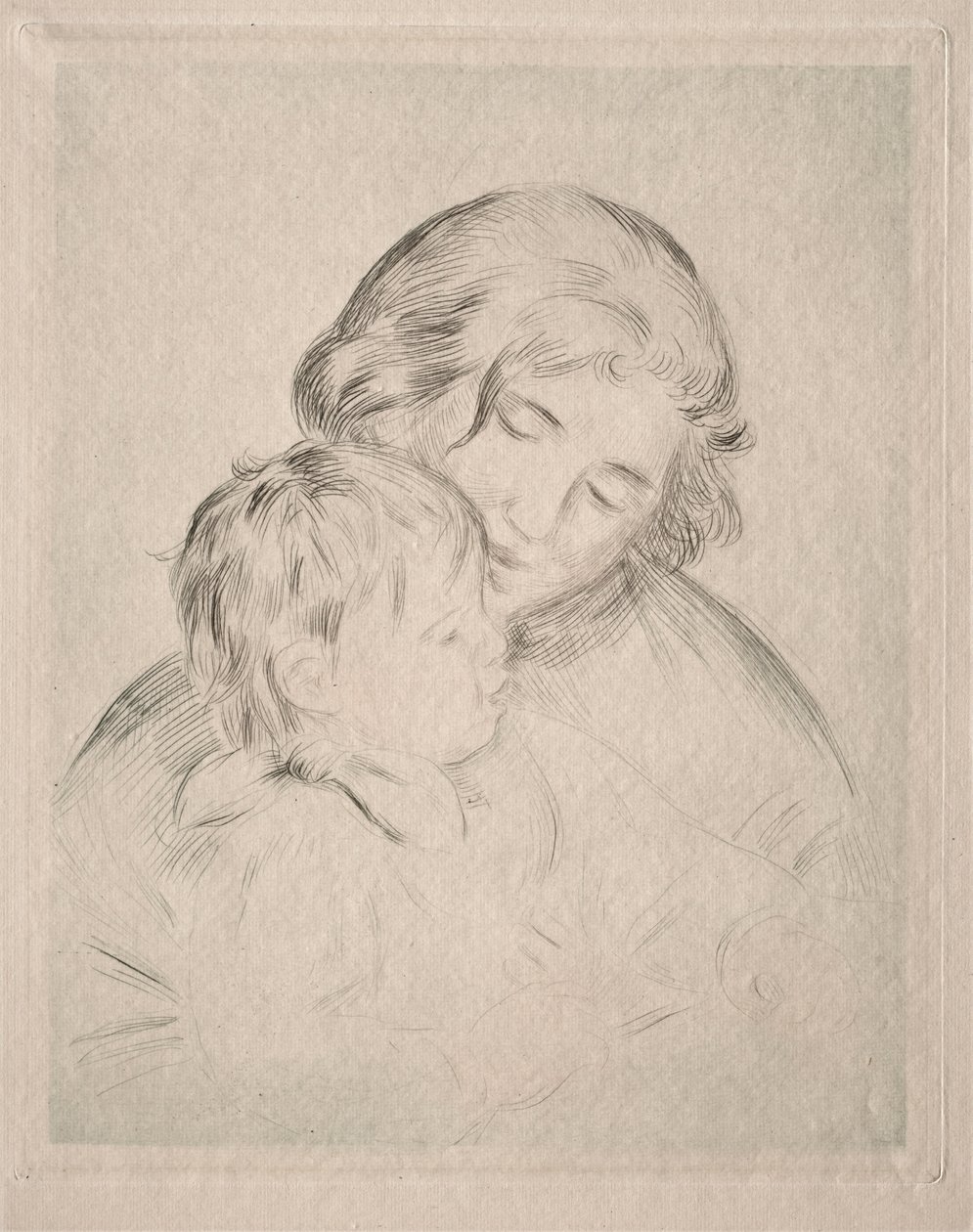 Matka a dítě od Pierre Auguste Renoir