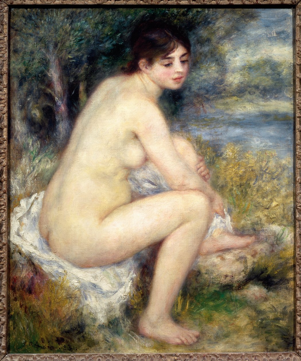 Nahá žena v krajině od Pierre Auguste Renoir