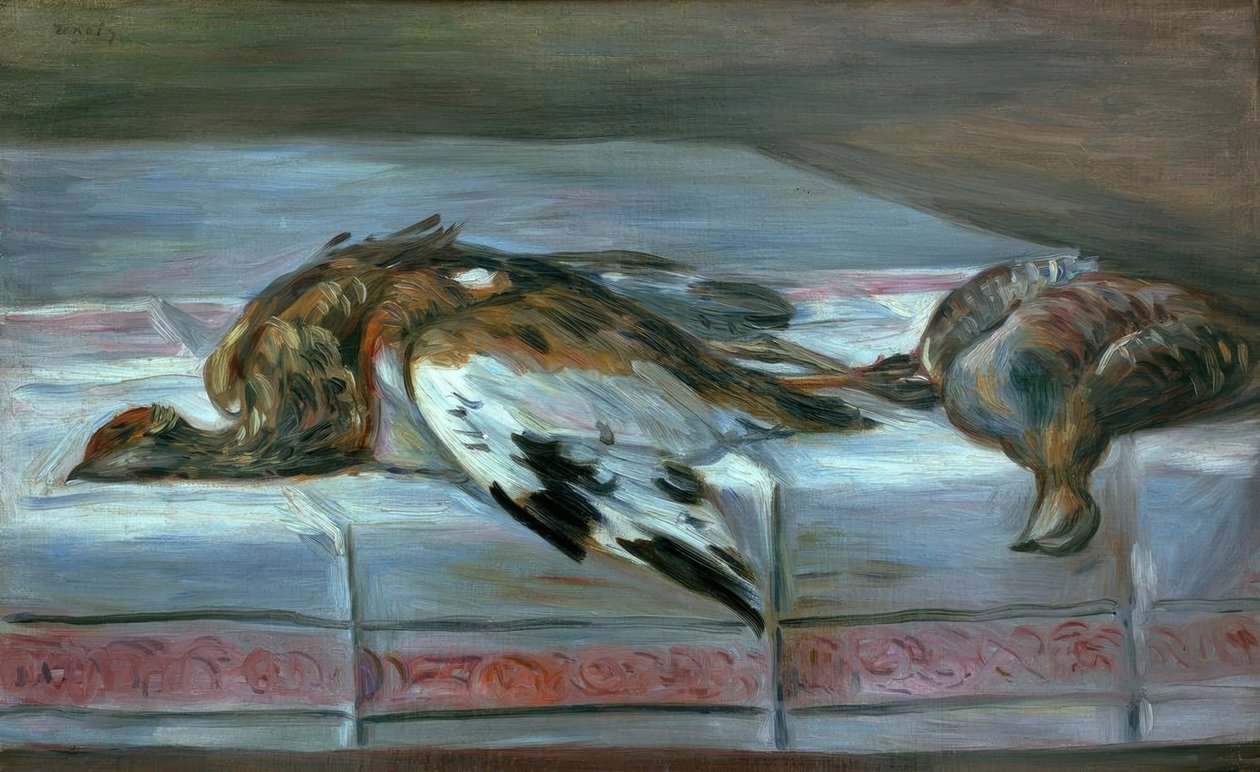 Zátiší s bažantem a koroptví od Pierre Auguste Renoir