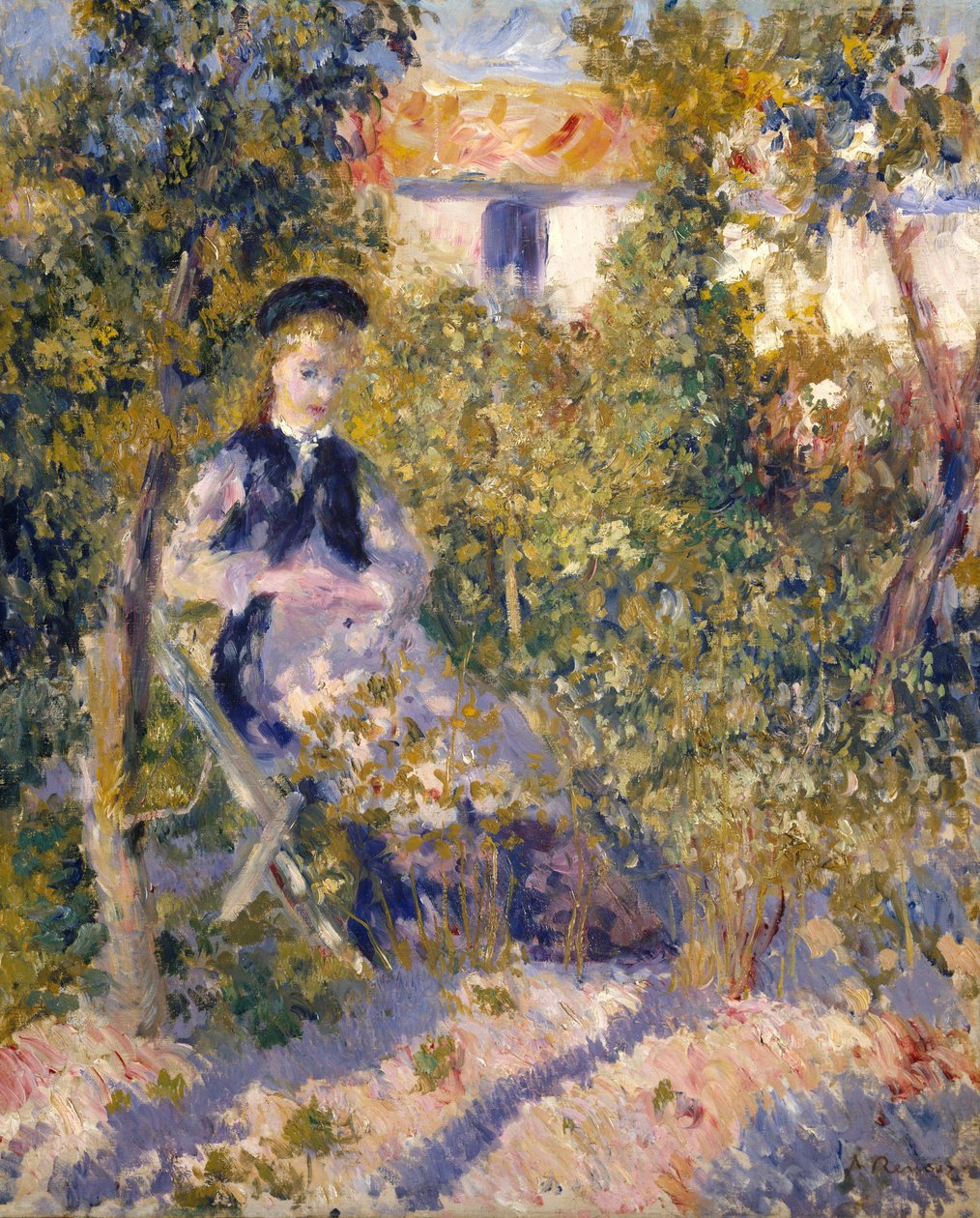 Nini v zahradě od Pierre Auguste Renoir
