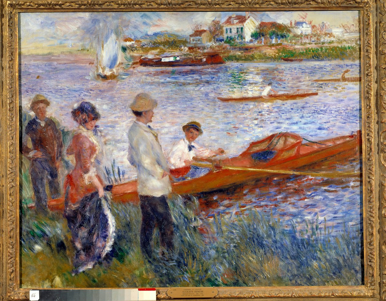 Veslaři na Chatou od Pierre Auguste Renoir