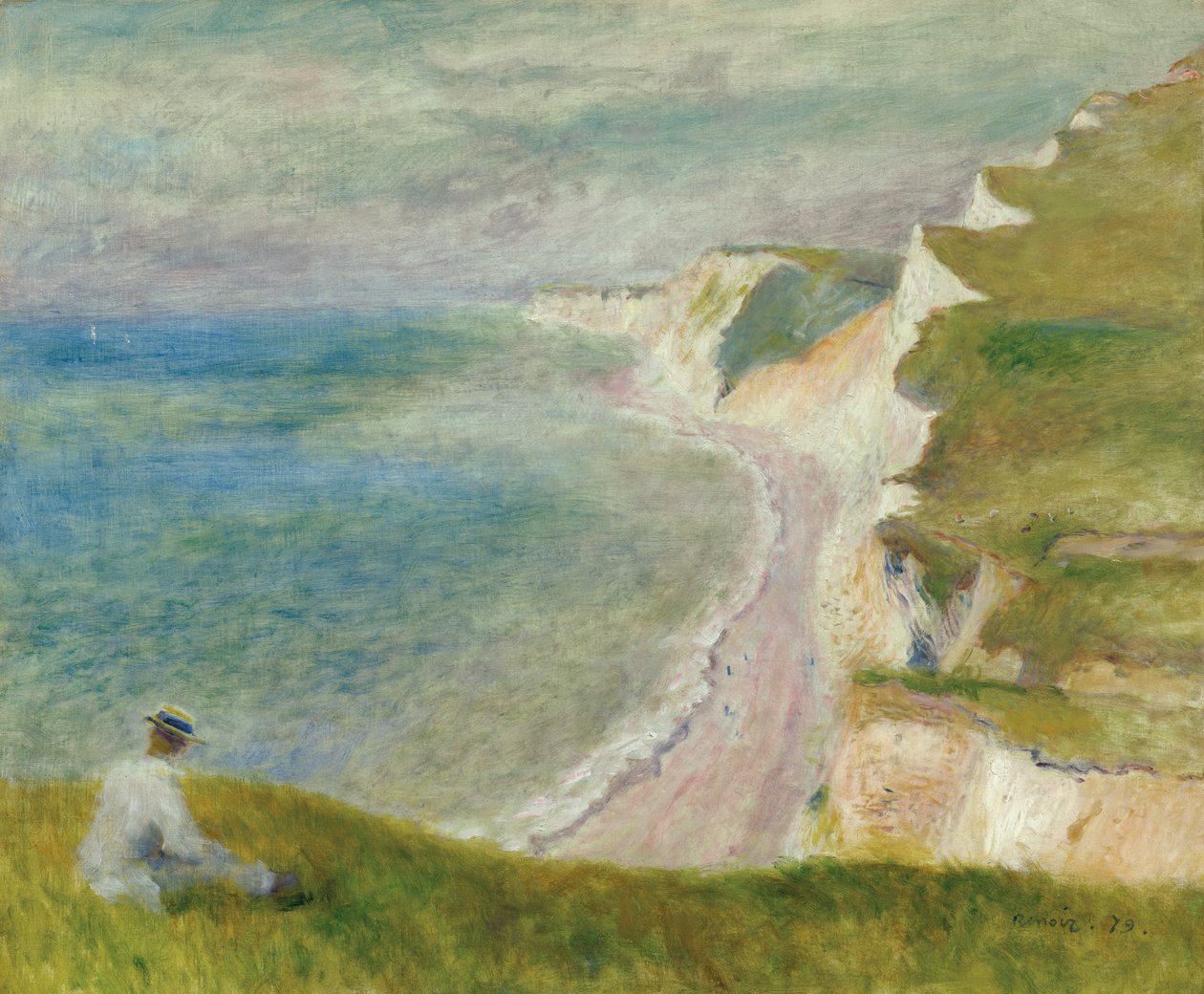 Na útesu od Pierre Auguste Renoir