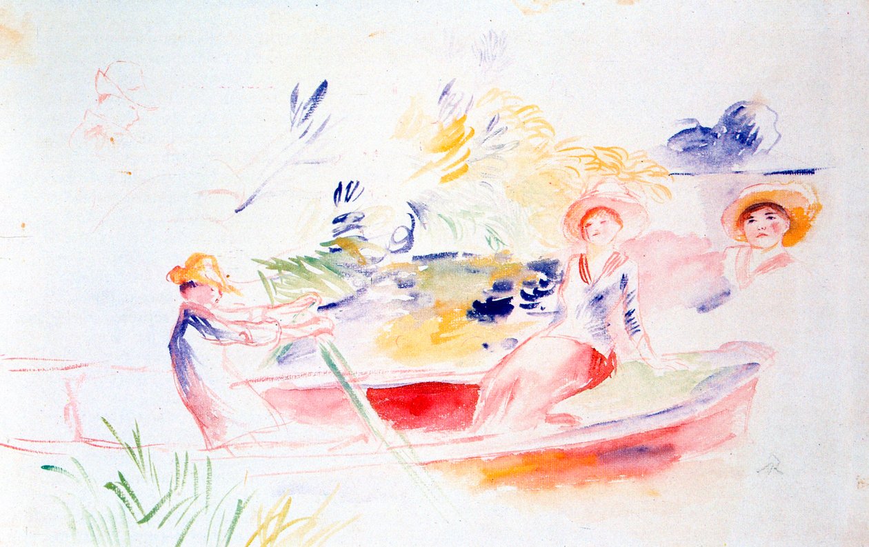Na břehu řeky, 20. století od Pierre Auguste Renoir