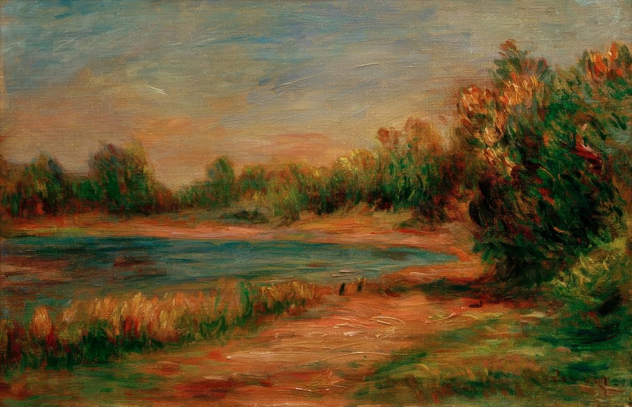 Krajina na Guernsey od Pierre Auguste Renoir