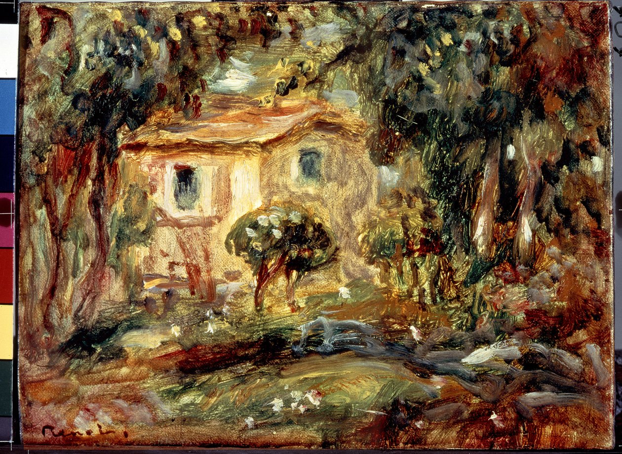Venkov. Le Canet. Obraz Pierre Auguste Renoir (Pierre-Auguste Renoir od Pierre Auguste Renoir