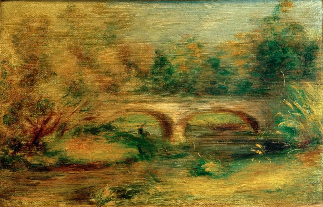 Krajina s mostem od Pierre Auguste Renoir