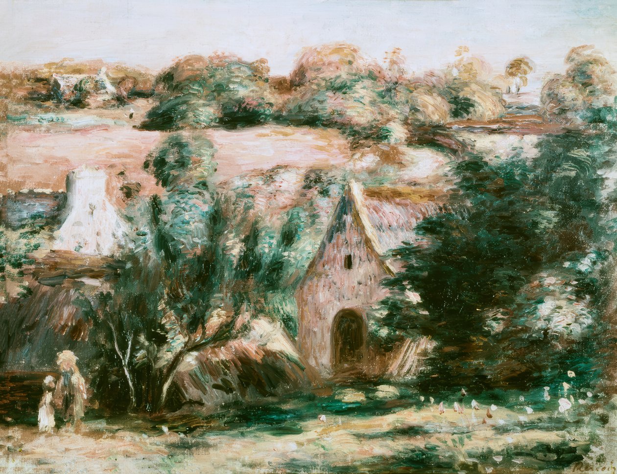 Bretaňská krajina od Pierre Auguste Renoir