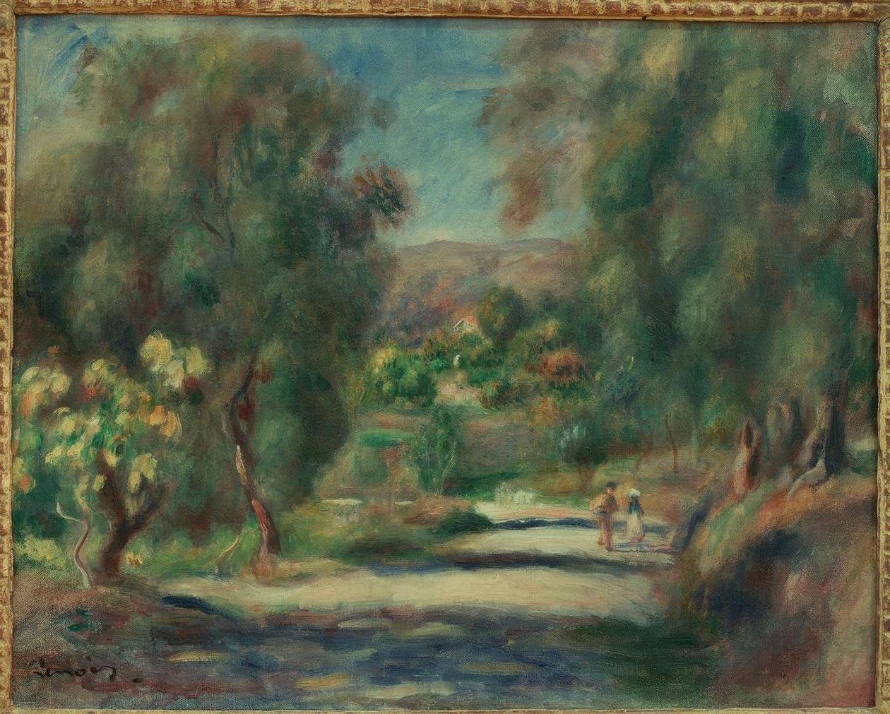 Krajina Cagnes od Pierre Auguste Renoir