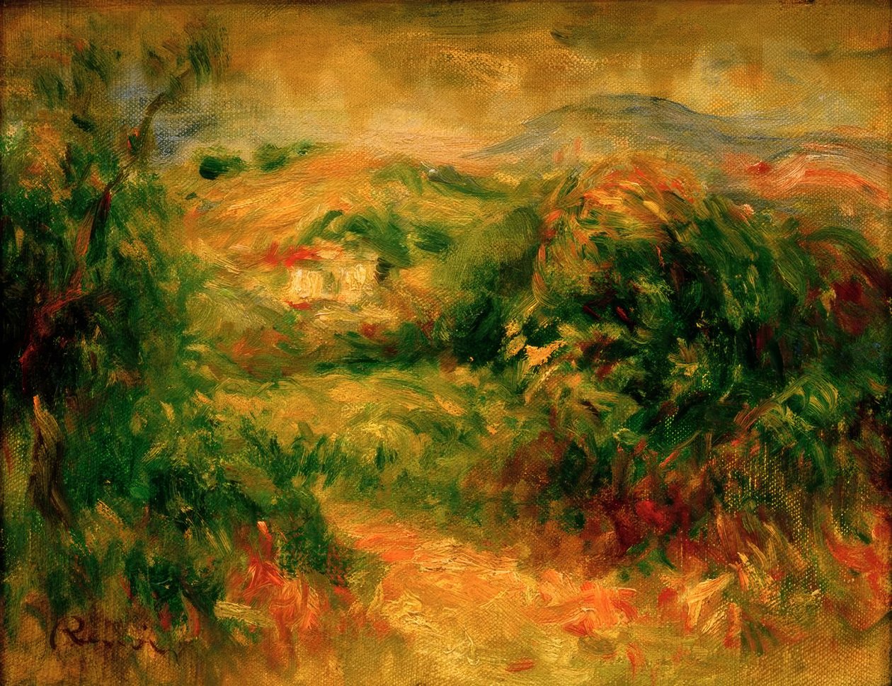 Krajina Crosde-Cagnes od Pierre Auguste Renoir