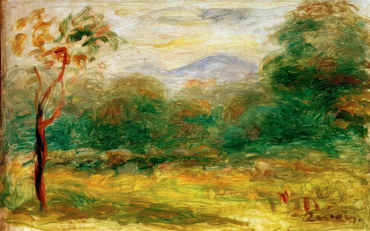 Krajina Midi (Cagnes) od Pierre Auguste Renoir