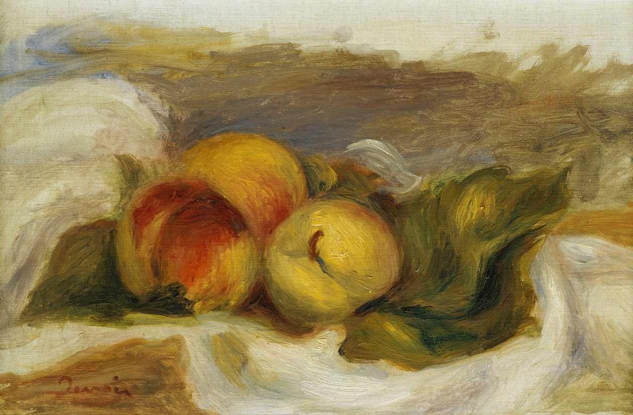 Broskve; Les Peches, kolem roku 1898 od Pierre Auguste Renoir