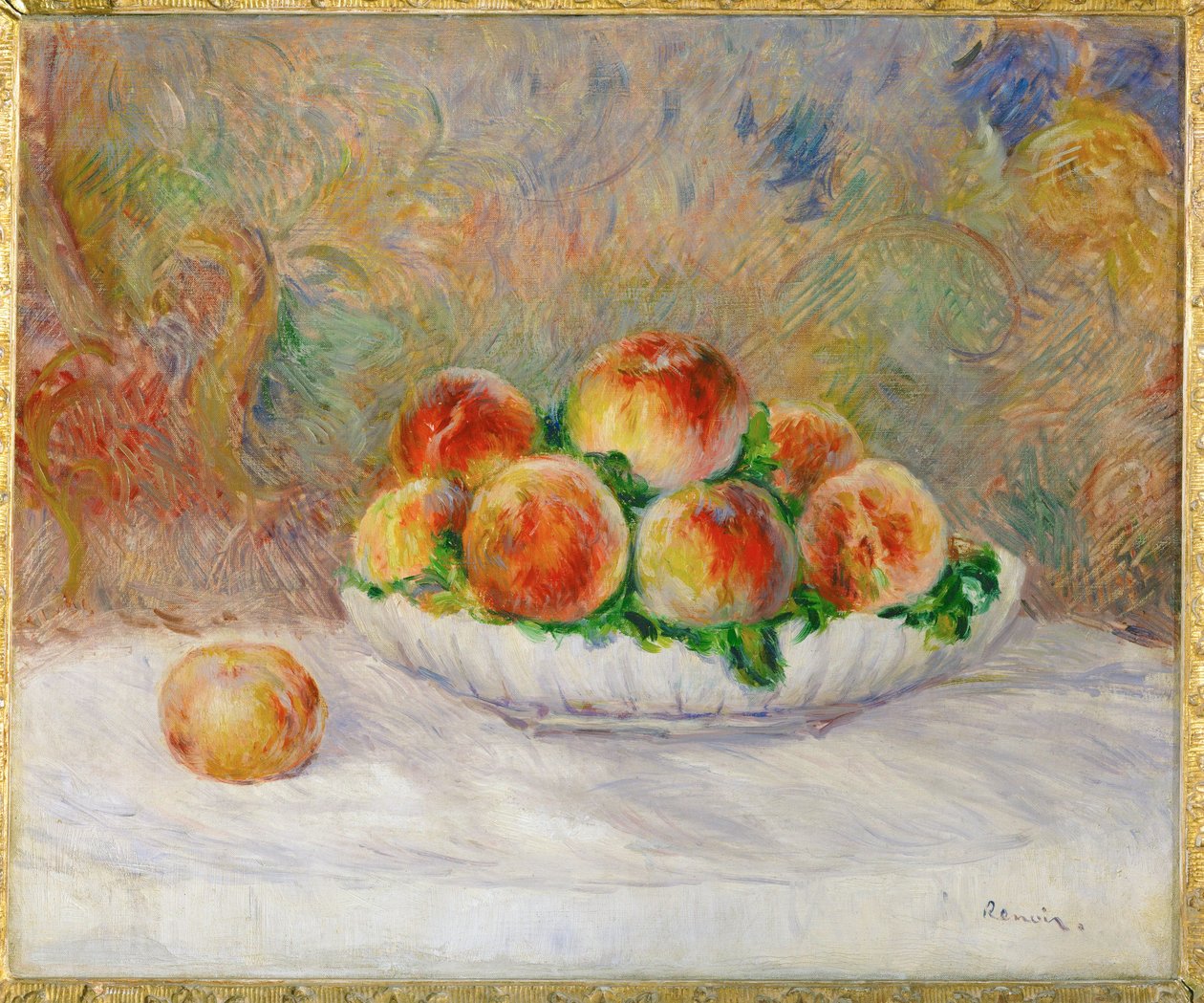 Peches (olej na plátně) od Pierre Auguste Renoir