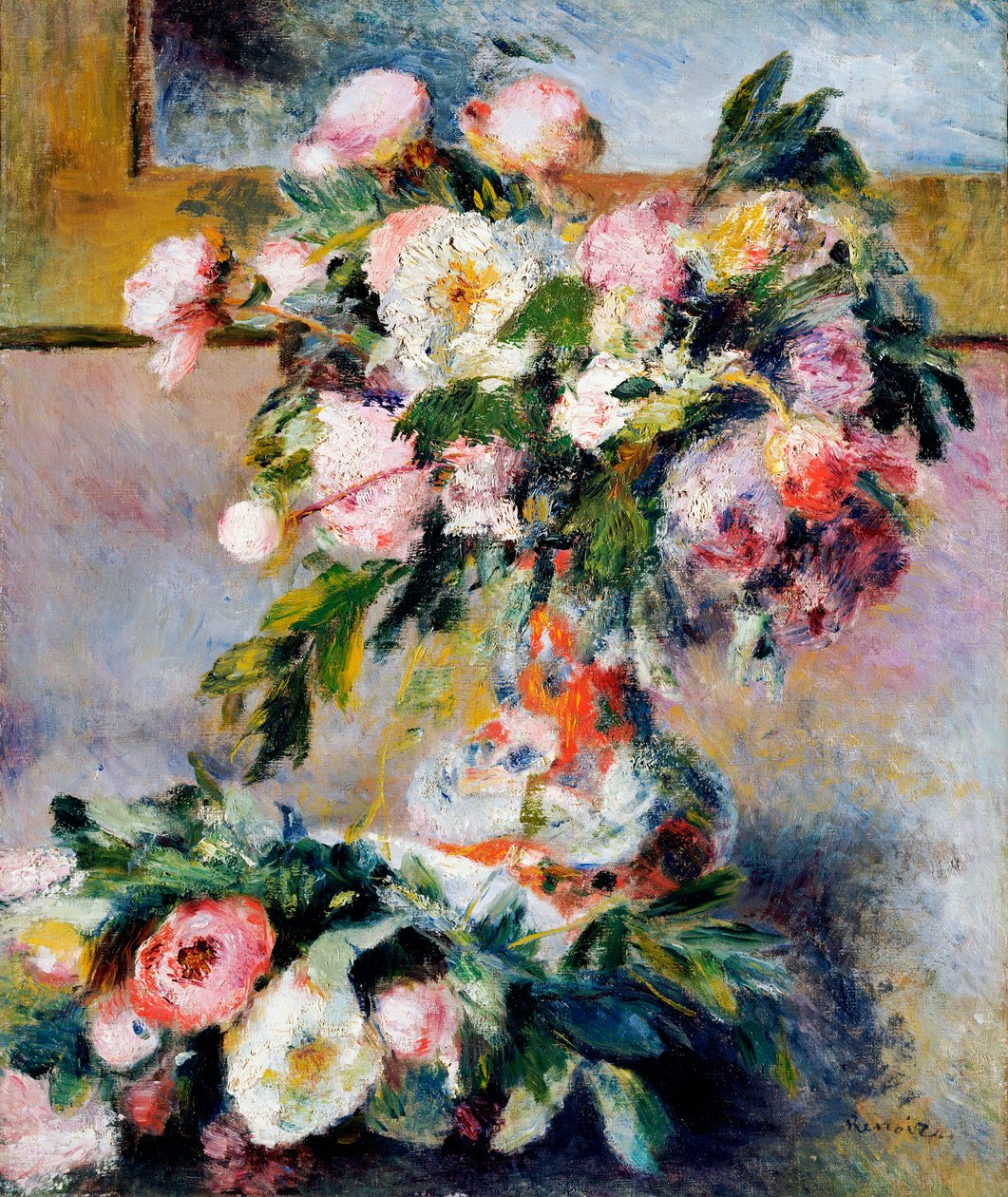 Pivoňky, 1878 od Pierre Auguste Renoir