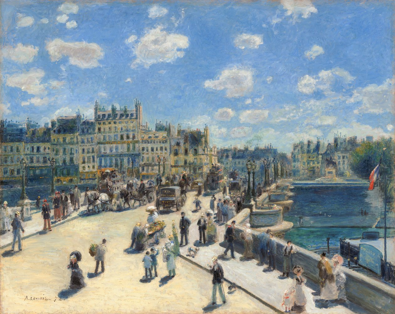 Pont Neuf, Paříž od Pierre Auguste Renoir