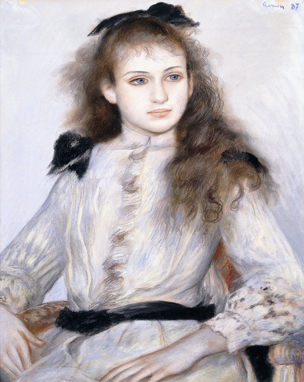 Portrét Madeleine Adamové, 1887 od Pierre Auguste Renoir