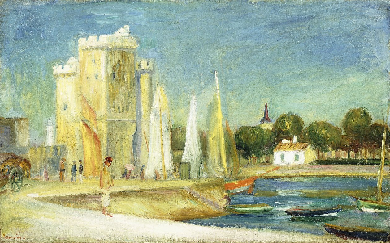 Přístav La Rochelle, 1896 od Pierre Auguste Renoir