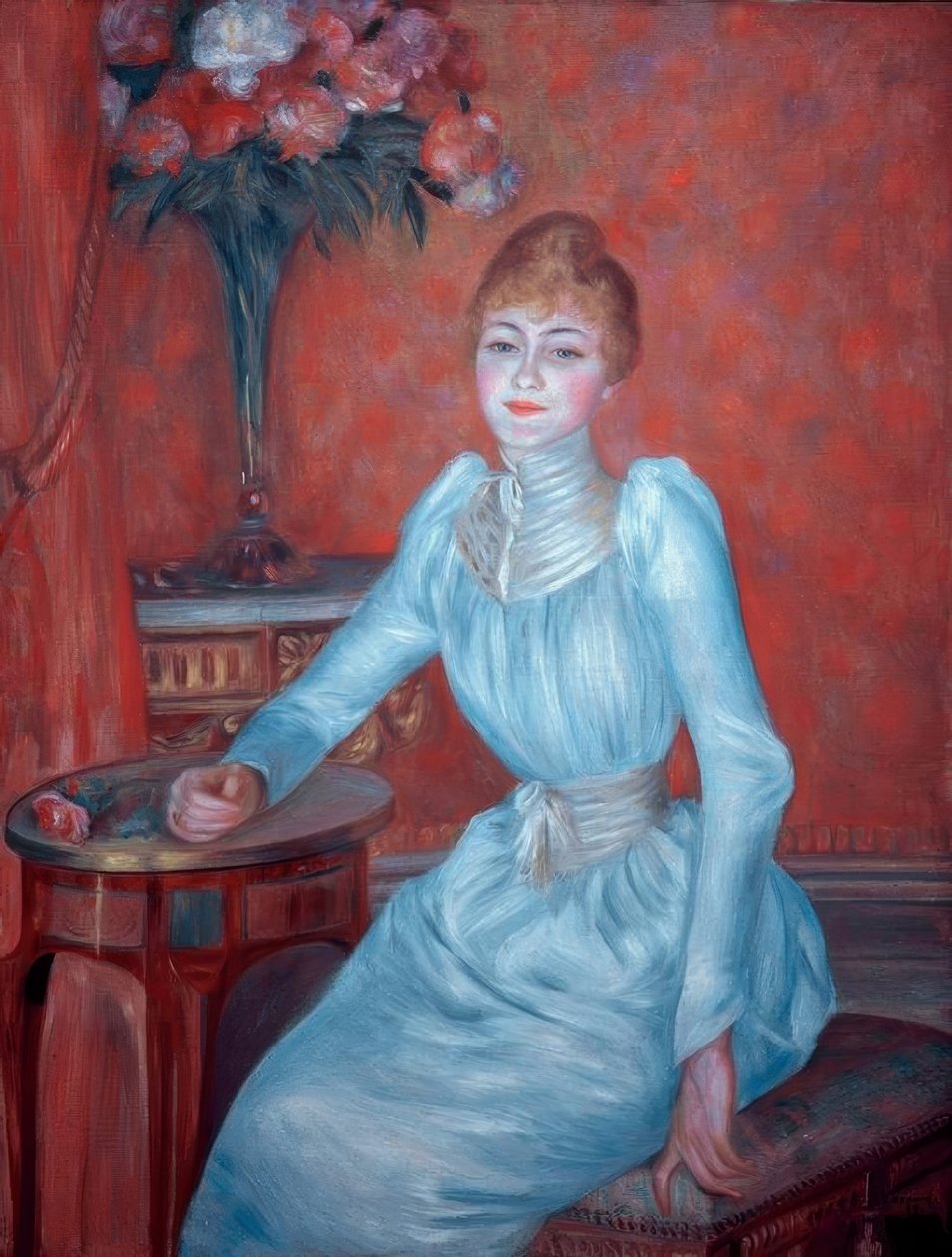 Porträt Madame de Bonnières od Pierre Auguste Renoir