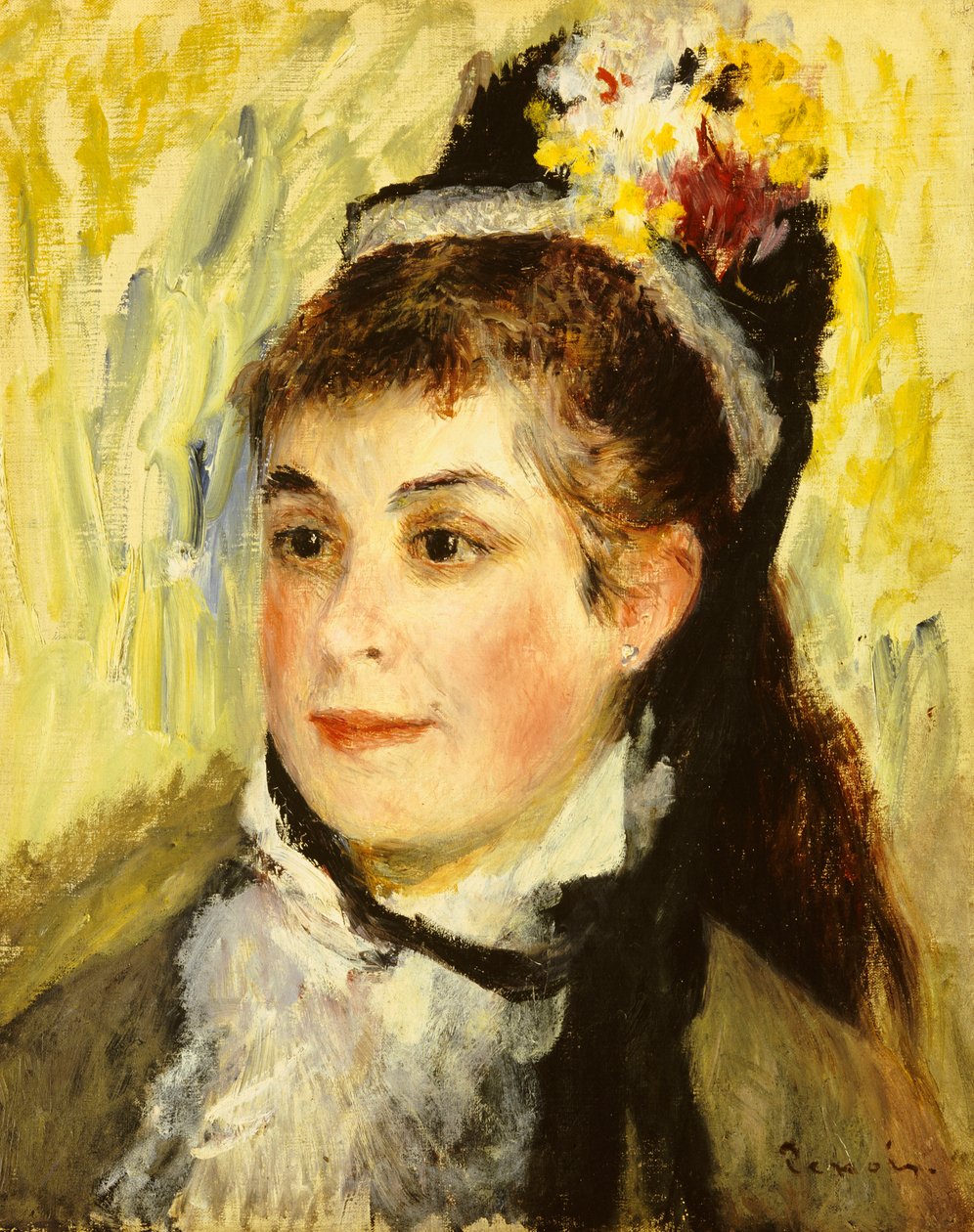 Portrét Madame Edmond Renoir, 1876 od Pierre Auguste Renoir