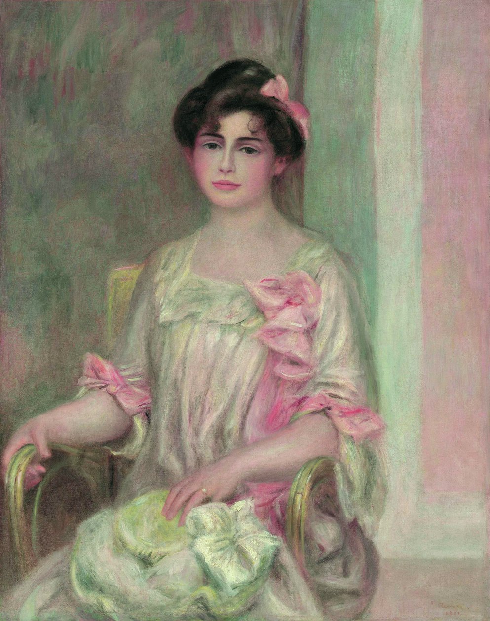 Portrét Madame Josse Bernheim-Dauberville rozené Mathilde Adler, 1901. od Pierre Auguste Renoir