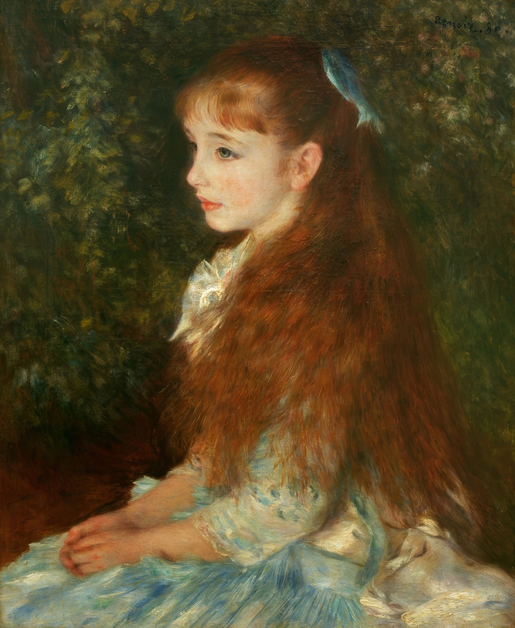 Portrét slečny Irene Cahen z Antverp od Pierre Auguste Renoir