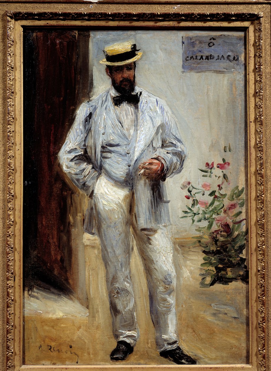 Portrét na nohou Charles Le Coeur (1830-1906), francouzský architekt. Obraz Pierra Auguste Renoira (1841-1919) od Pierre Auguste Renoir