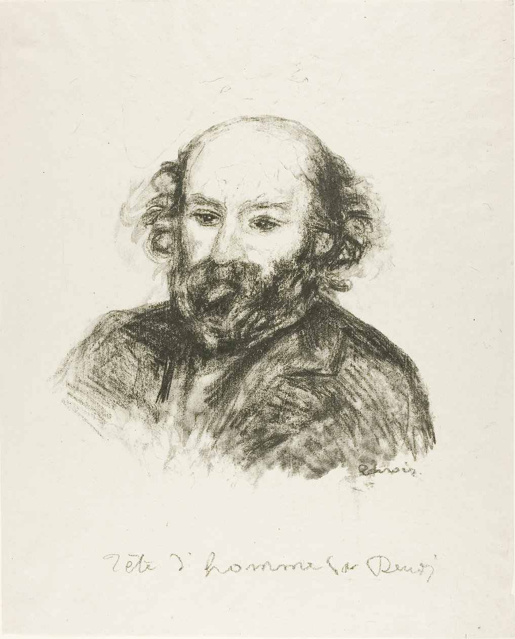 Portrét Cézanna od Pierre Auguste Renoir