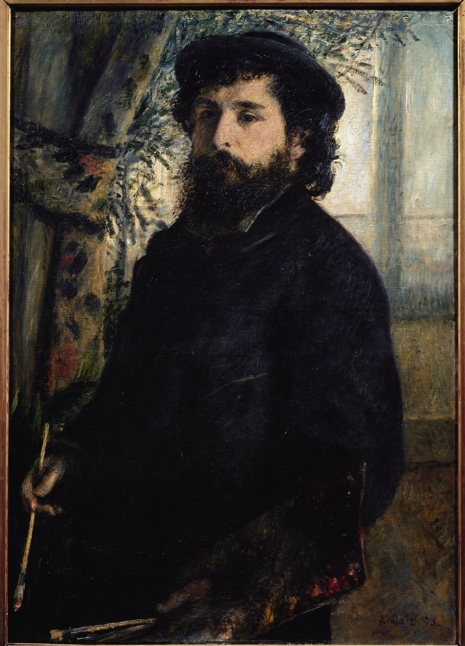 Portrét Clauda Moneta (olej na plátně od Pierre Auguste Renoir