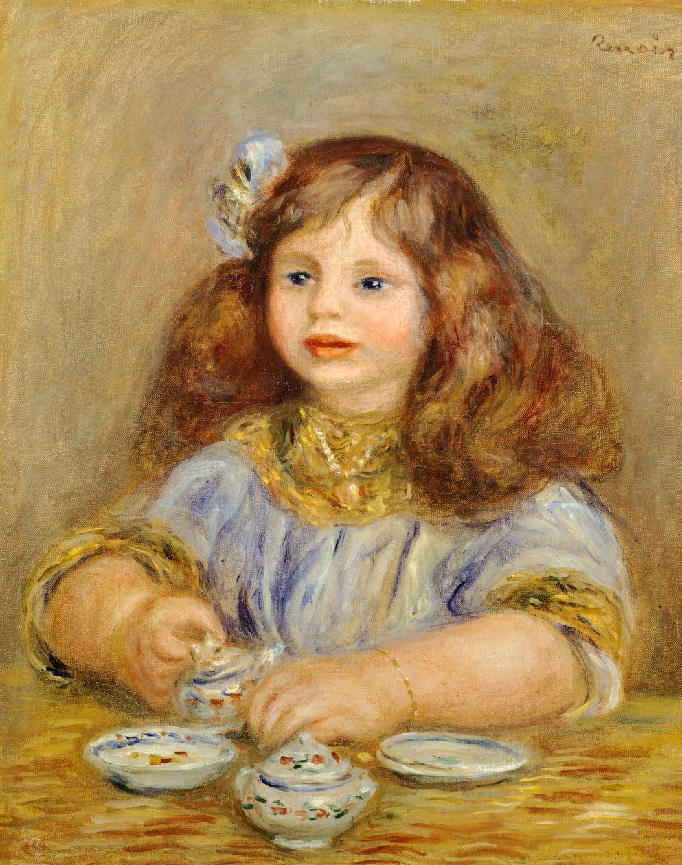 Portrét Genevieve Bernheim de Villers (1907-1936), budoucí hraběnka Jean de la Chapelle od Pierre Auguste Renoir