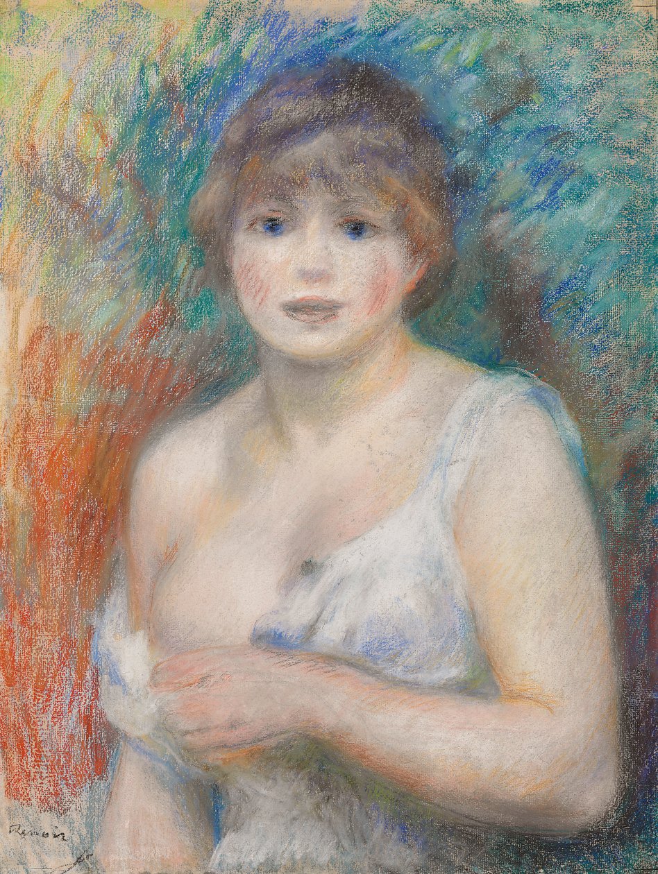 Portrét Jeanne Samary, c.1879-1880 od Pierre Auguste Renoir