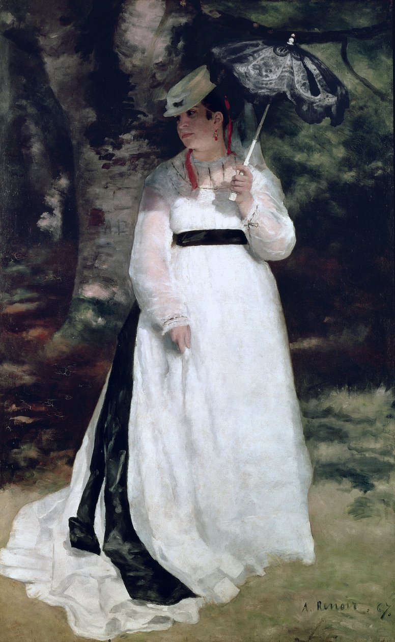 Portrét Lise (olej na plátně) od Pierre Auguste Renoir