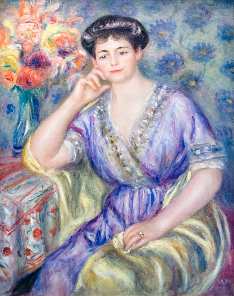 Portrét Madame Joseph Durand Ruel od Pierre Auguste Renoir