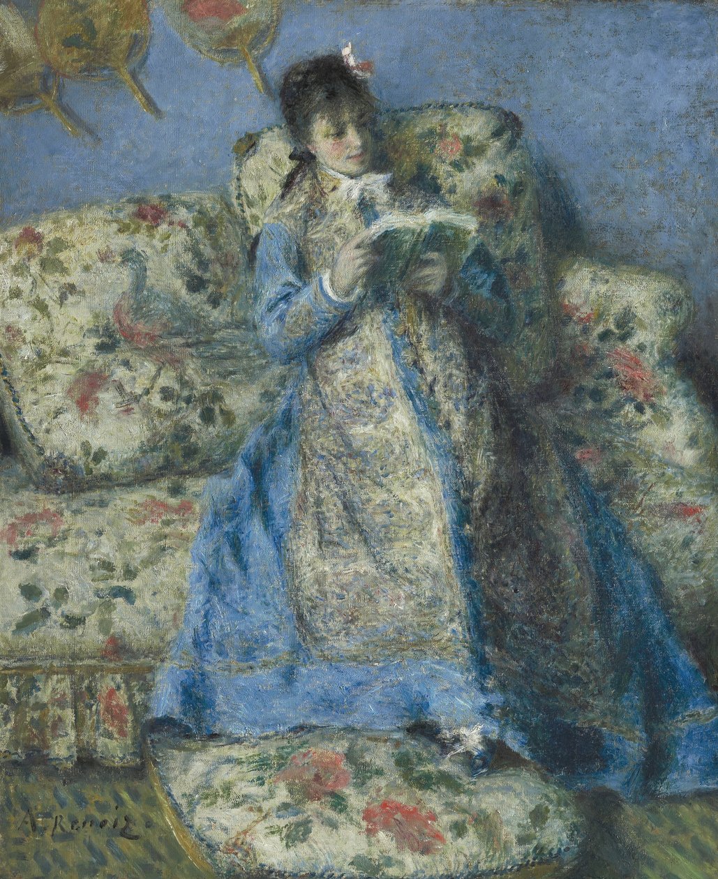Portrét Madame Monet od Pierre Auguste Renoir