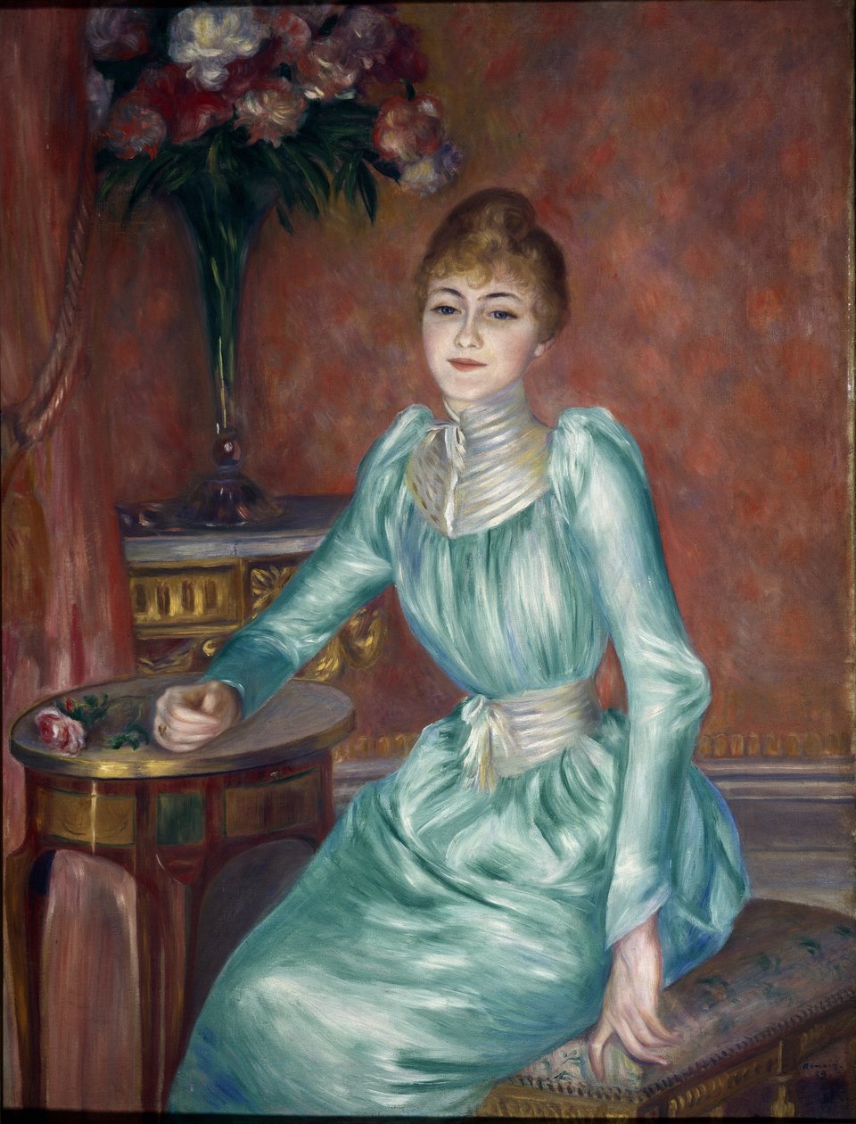 Portrét Madame de Bonnieres (olej na plátně od Pierre Auguste Renoir
