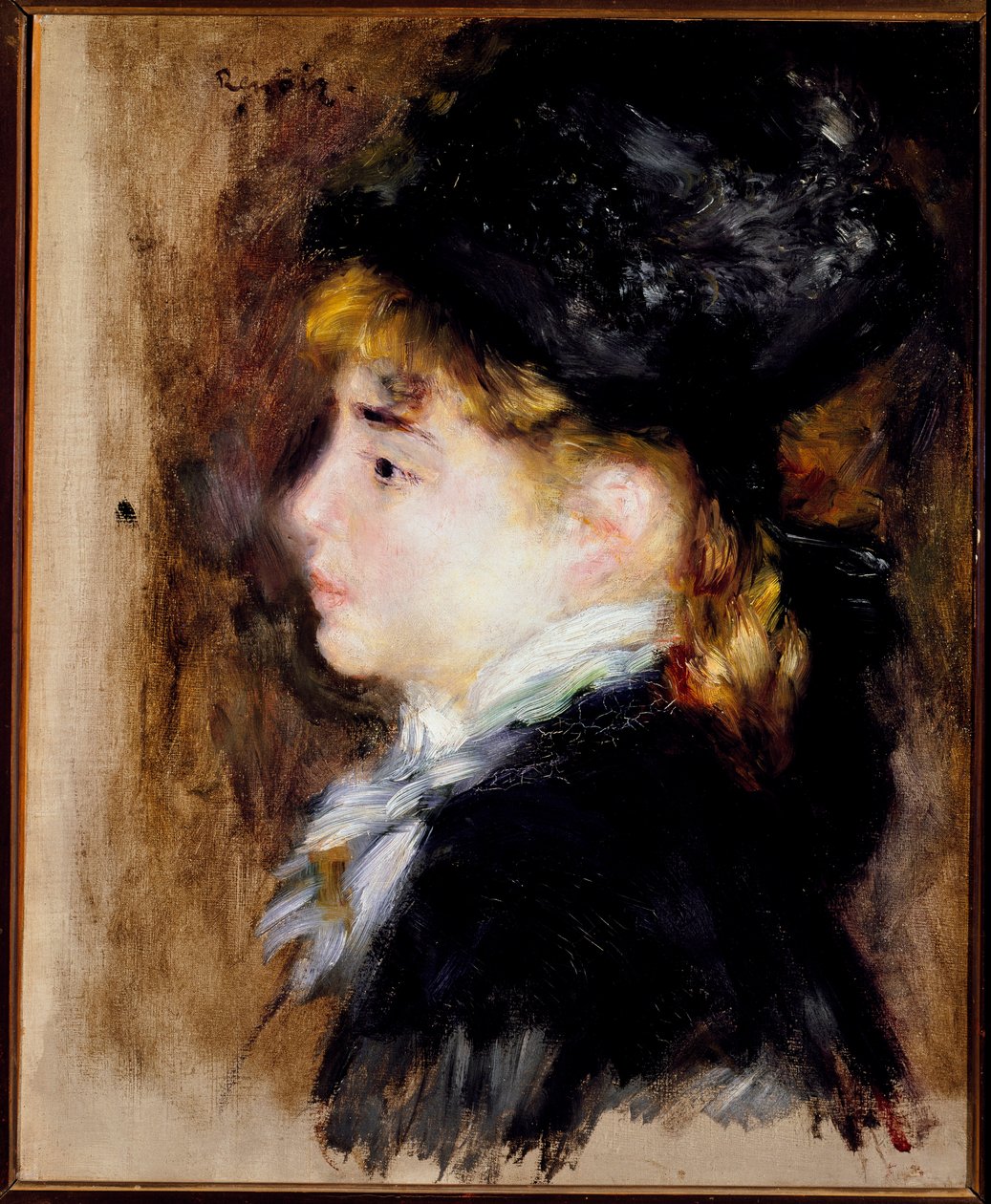 Portrét Margot (olej na plátně od Pierre Auguste Renoir