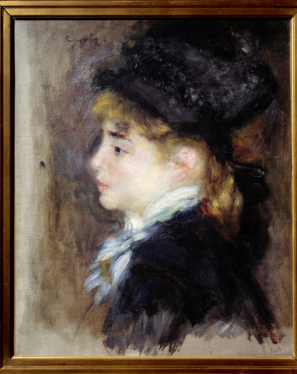 Portrét Margot. Obraz Pierra Auguste Renoira (1841-1919) od Pierre Auguste Renoir