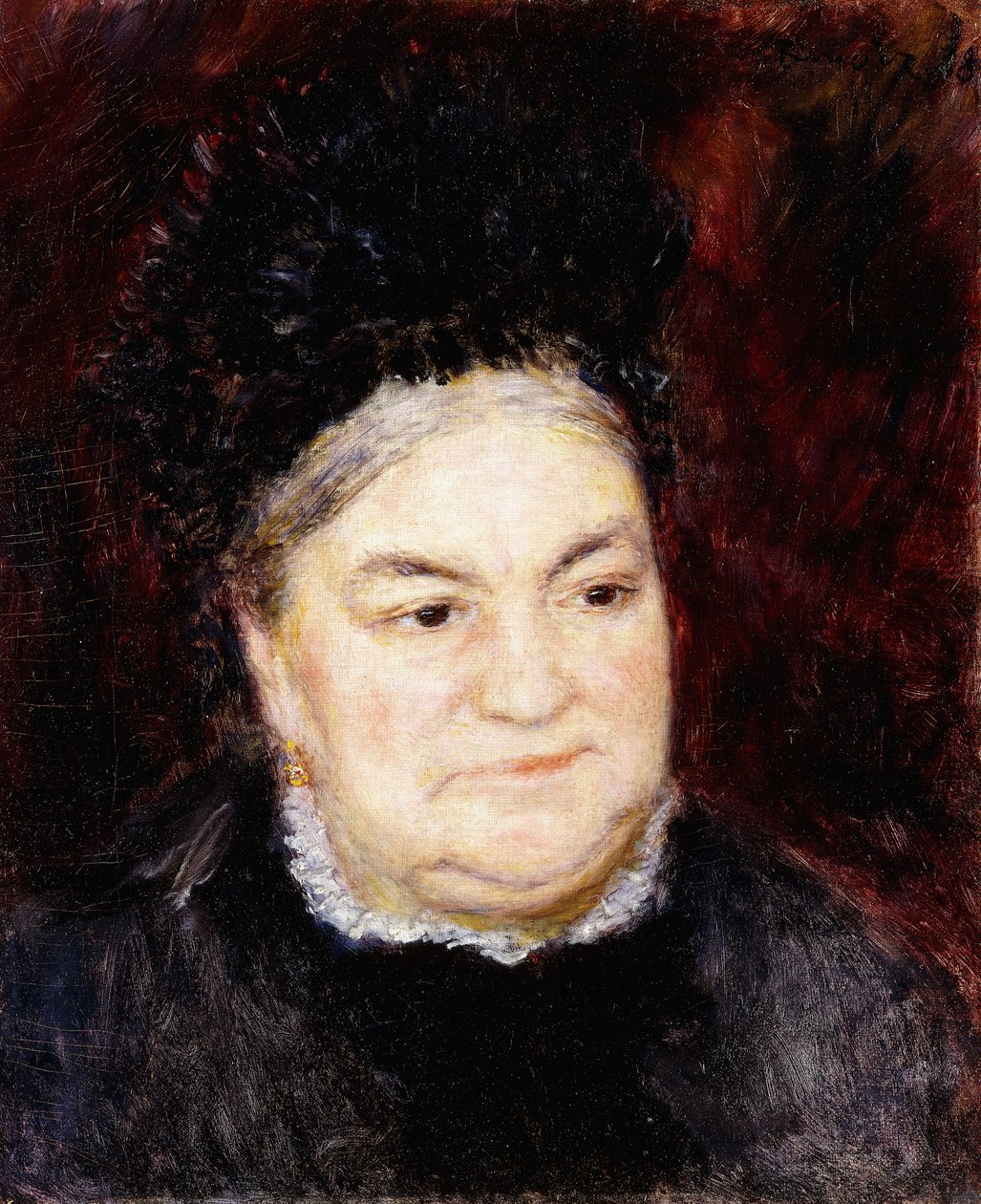 Portrét staré ženy od Pierre Auguste Renoir