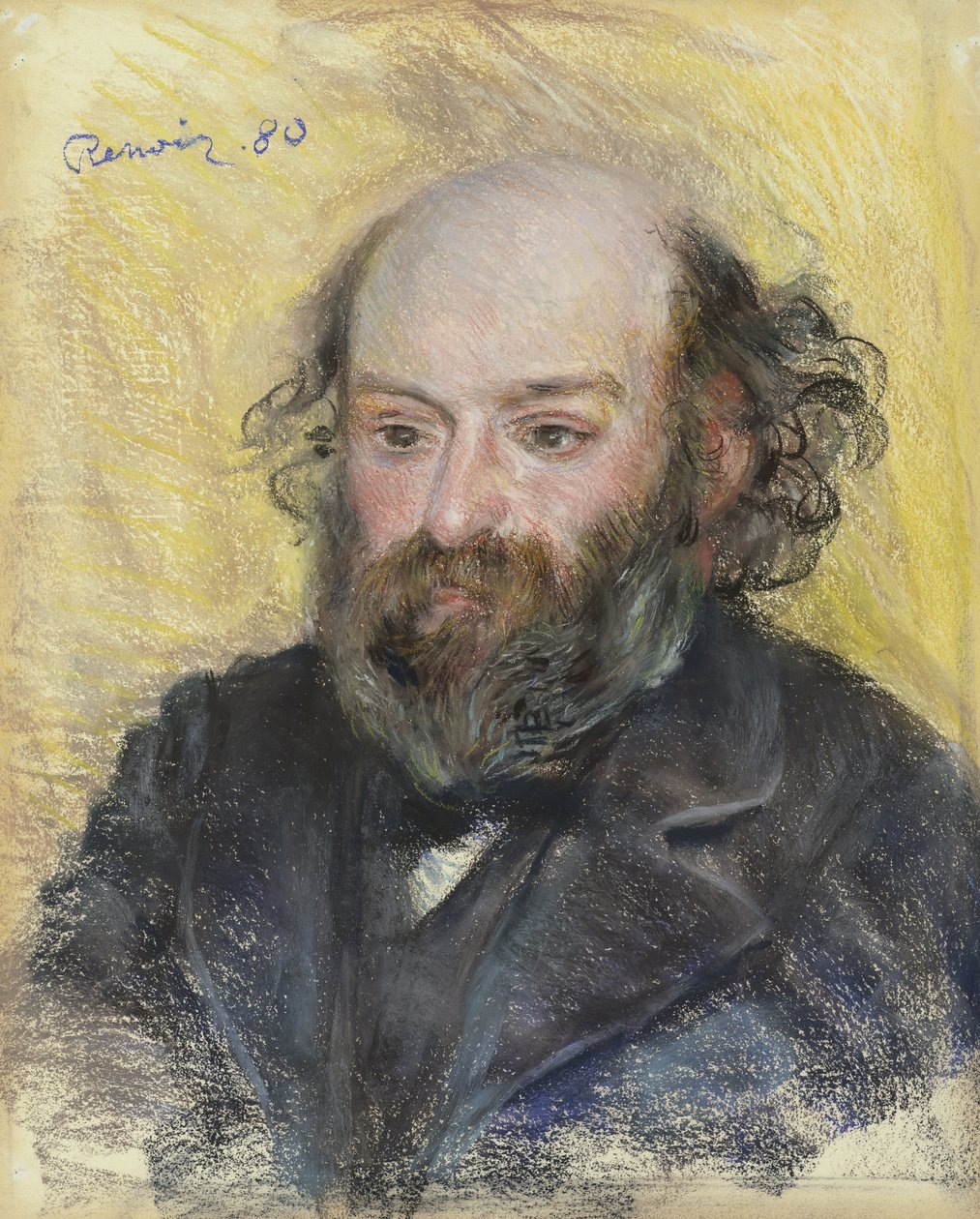 Portrét Paula Cézanna 1839-1906, 1880 od Pierre Auguste Renoir