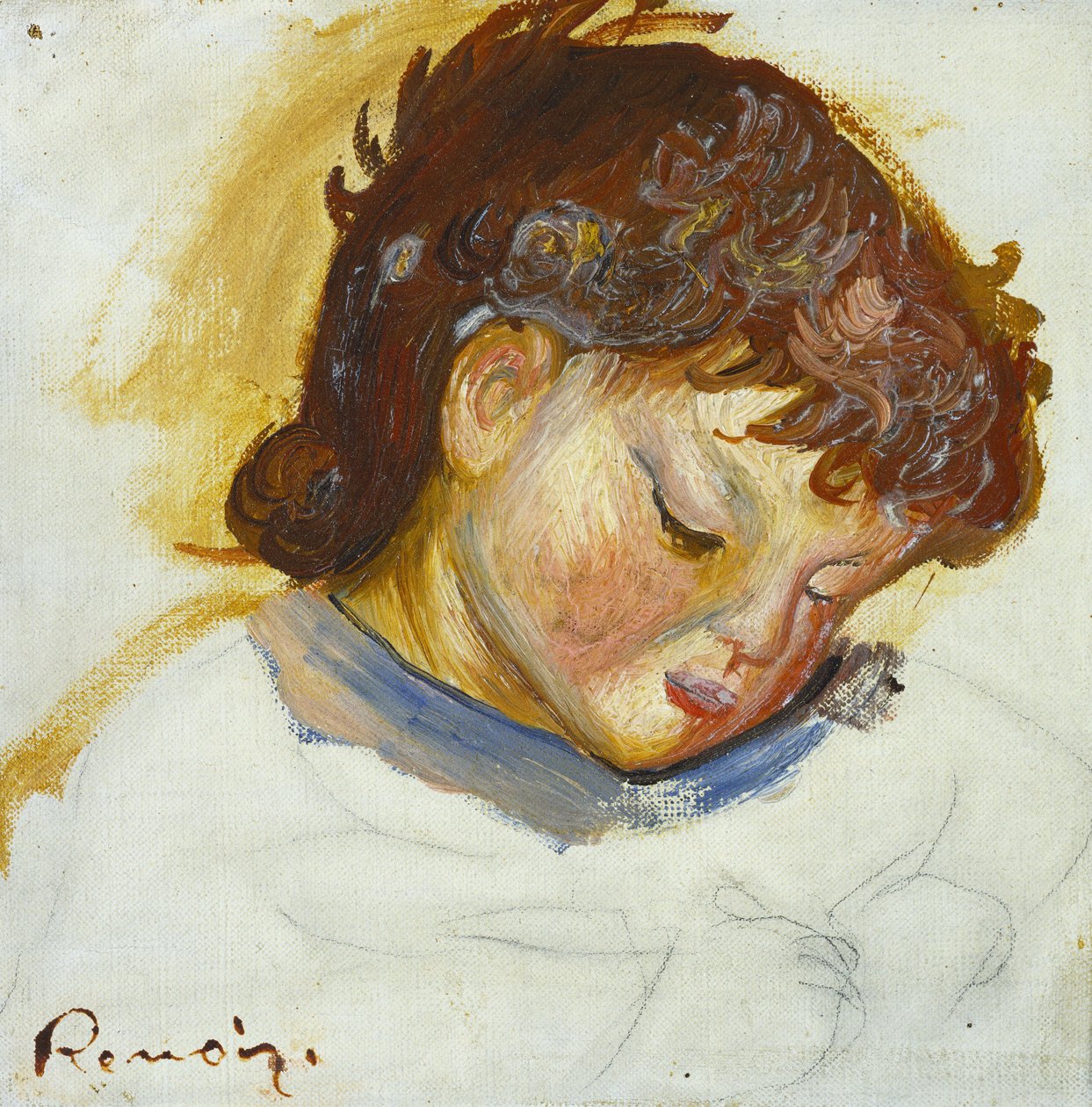 Portrét Pierra Renoira, 1888 od Pierre Auguste Renoir