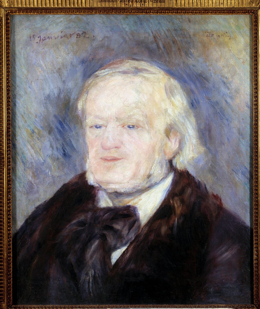 Portrét Richarda Wagnera (1813 - 1883). Obraz Pierra Auguste Renoira (1841-1919) od Pierre Auguste Renoir