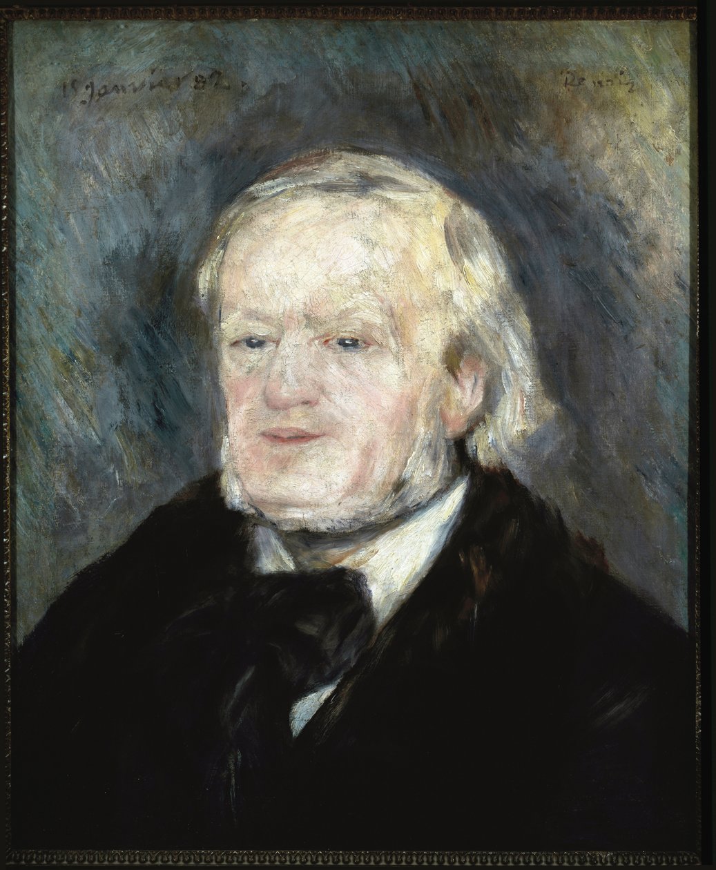 Portrét Richarda Wagnera (olej na plátně od Pierre Auguste Renoir