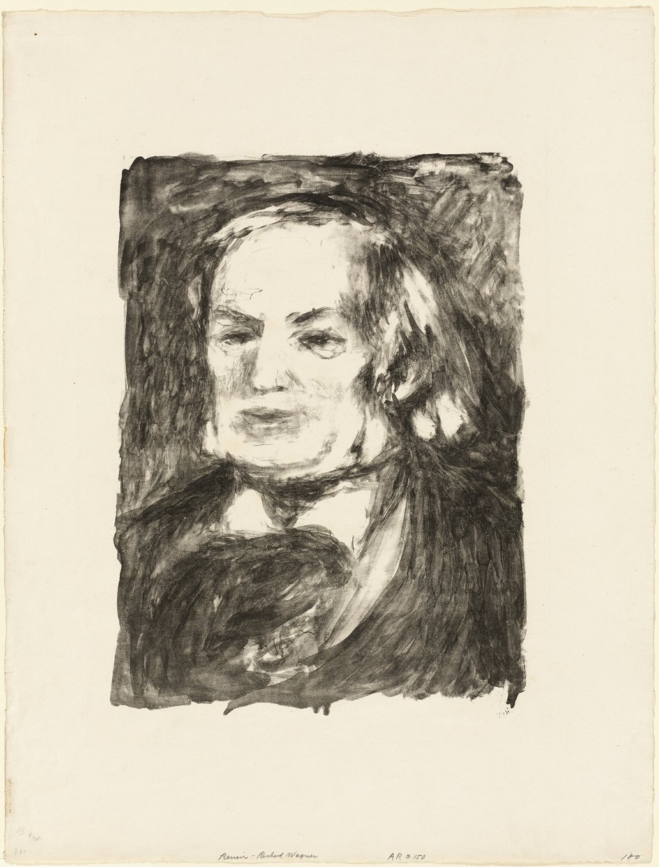 Portrét Richarda Wagnera od Pierre Auguste Renoir