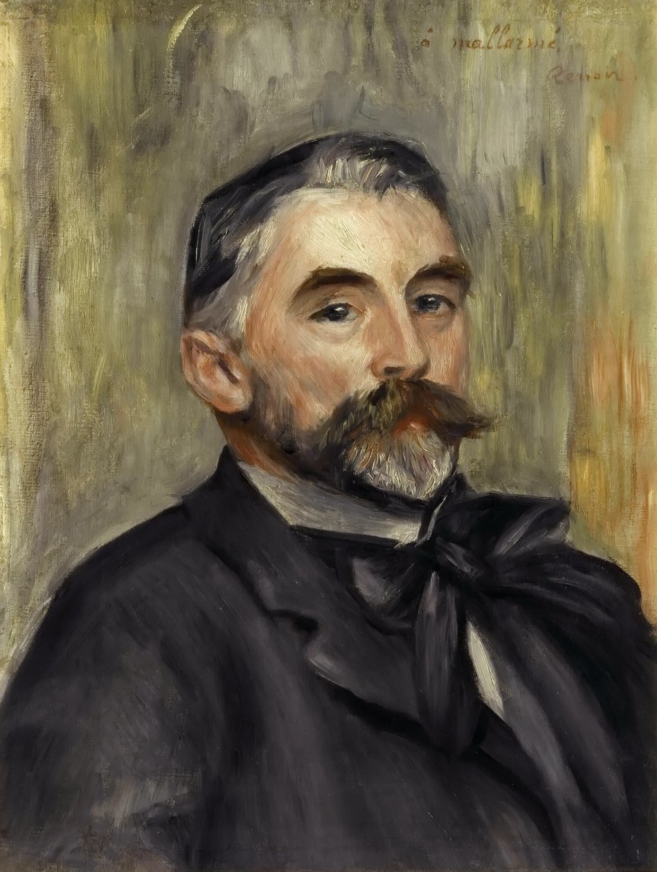 Portrét Stéphane Mallarmé 1842-1898 od Pierre Auguste Renoir