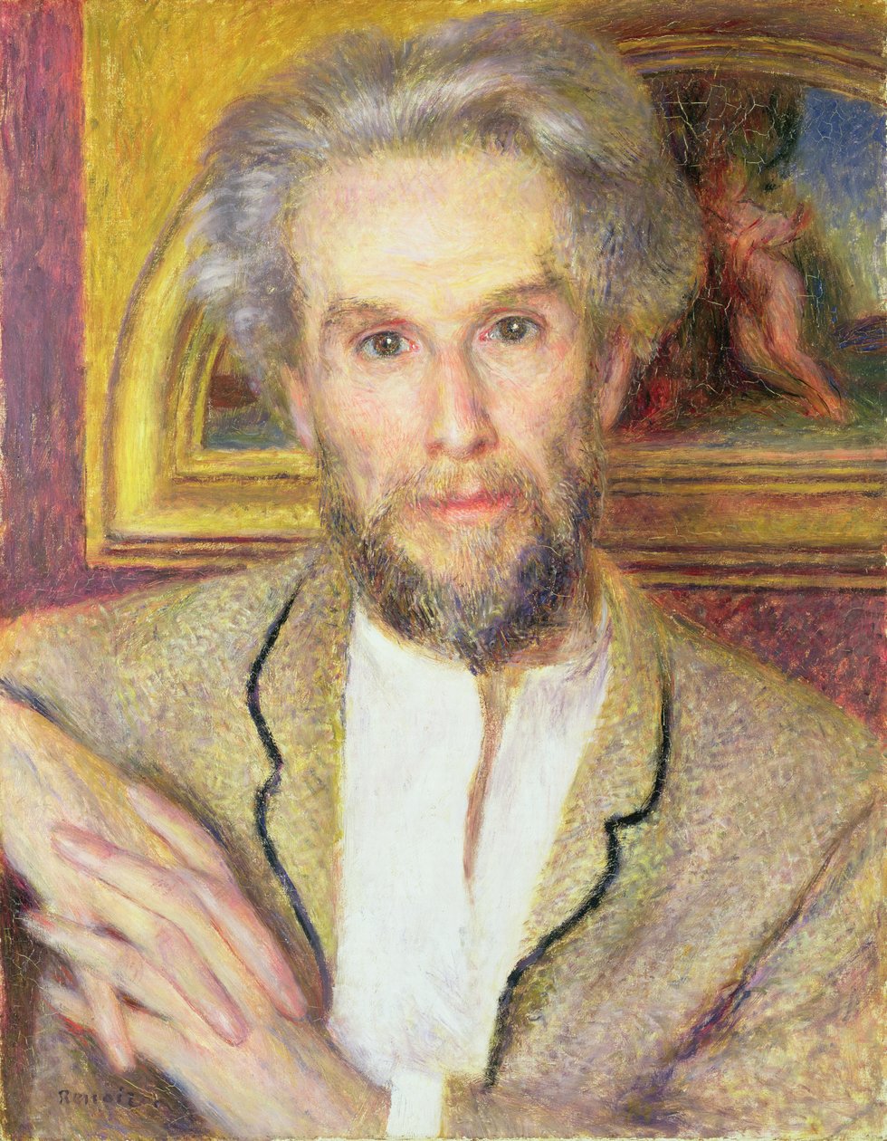 Portrét Victora Choqueta (1821-91) kolem roku 1875 (olej na plátně) od Pierre Auguste Renoir