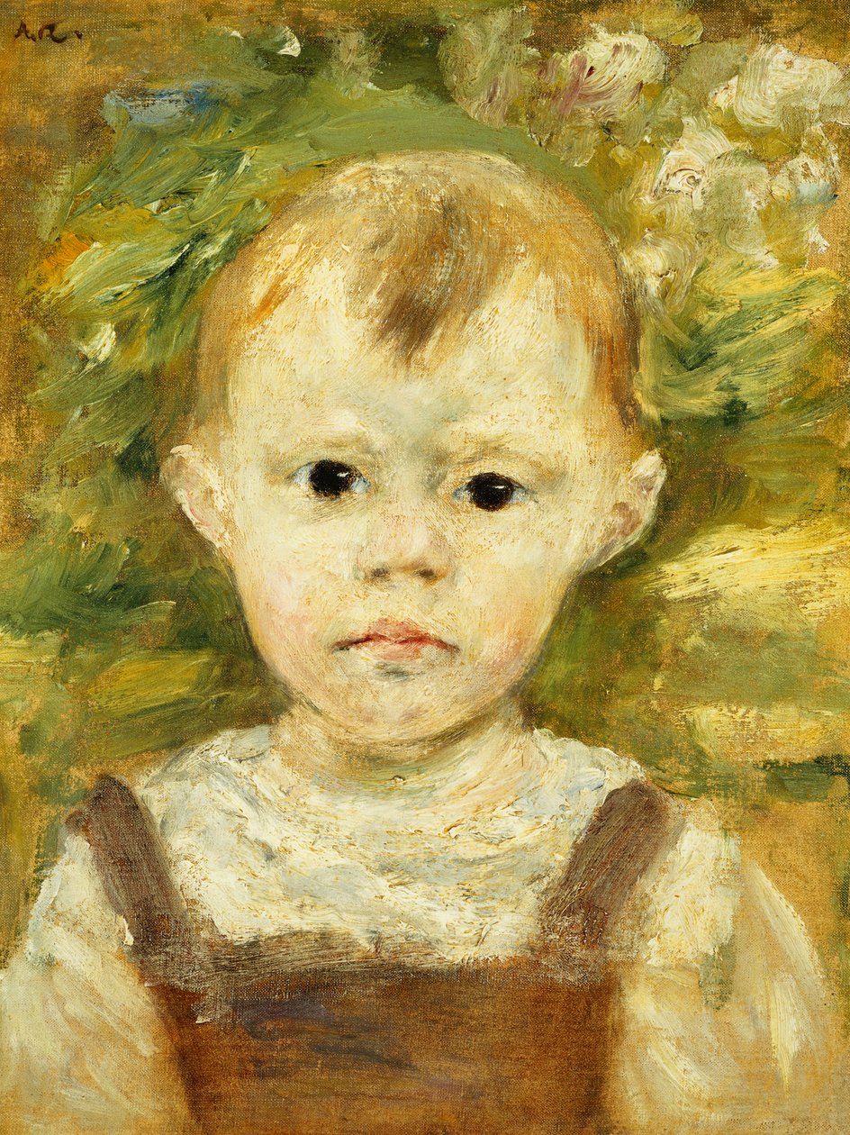 Portrét malého chlapce; Portrét malého chlapce, c.1880 od Pierre Auguste Renoir